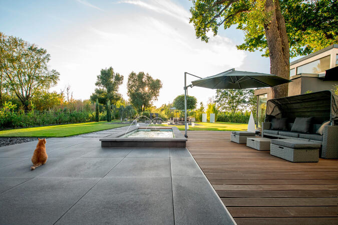 Umbriano Grauanthrazit gemasert